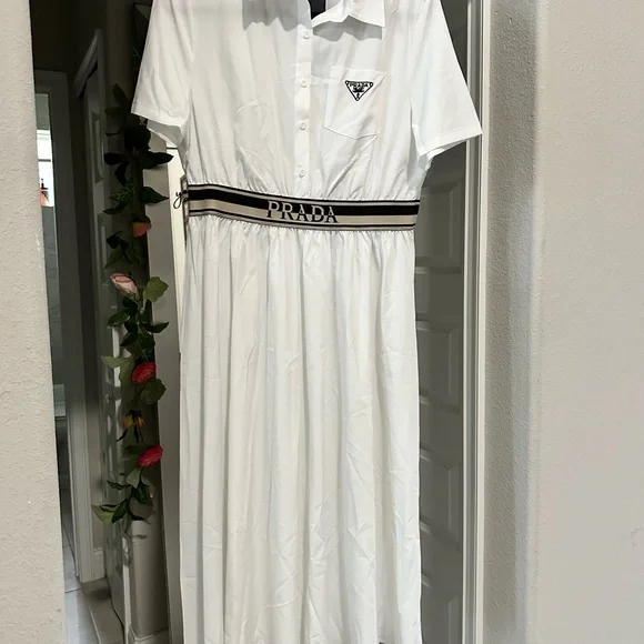 Fashion white Women's Dress size L - Picture 1 of 6